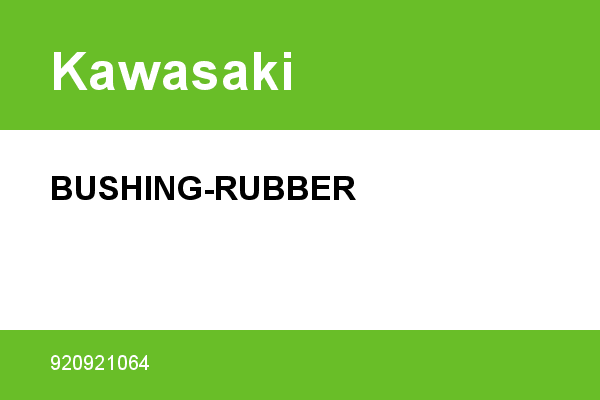 BUSHING-RUBBER Kawasaki [OEM: 920921064] - 920921064