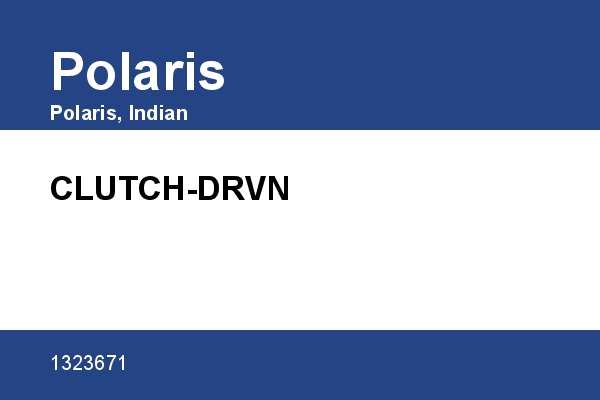 CLUTCH-DRVN Polaris [OEM: 1323671]