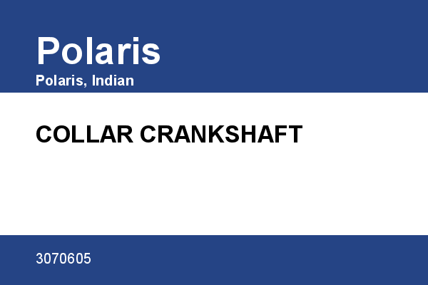 COLLAR CRANKSHAFT Polaris [OEM: 3070605]