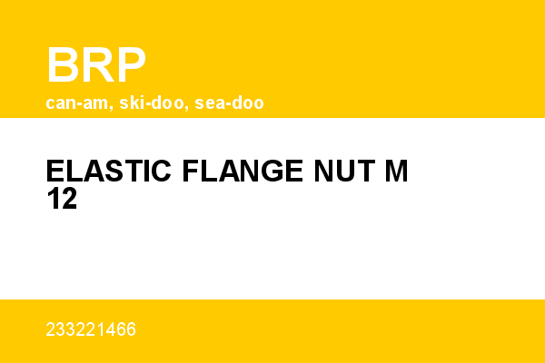 ELASTIC FLANGE NUT M12 BRP [OEM: 233221466]