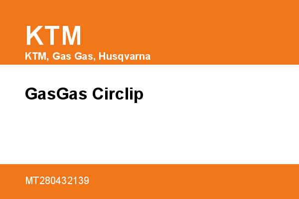 GasGas Circlip KTM [OEM: MT280432139]