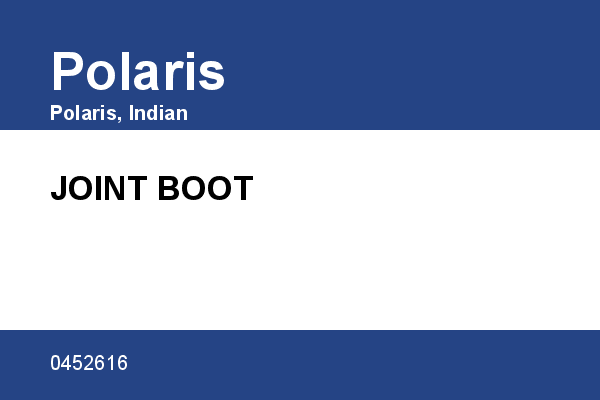 JOINT BOOT Polaris [OEM: 0452616]