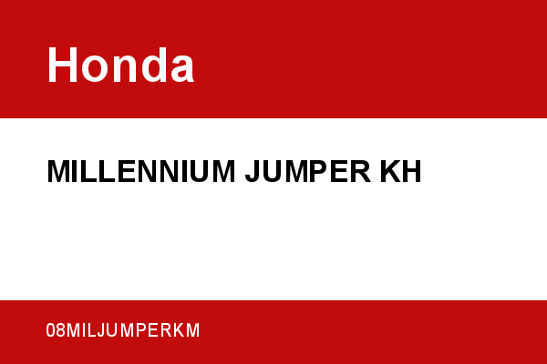 MILLENNIUM JUMPER KH Honda [OEM: 08MILJUMPERKM] - 08MILJUMPERKM