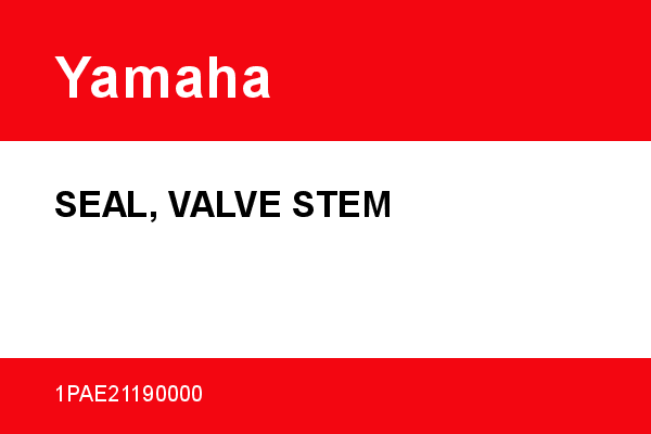 SEAL, VALVE STEM Yamaha [OEM: 1PAE21190000]