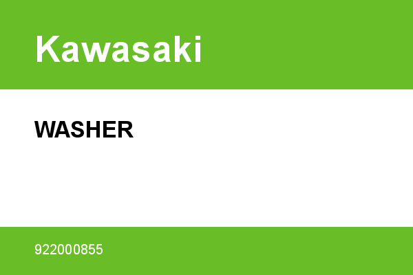 WASHER Kawasaki [OEM: 922000855] - 922000855